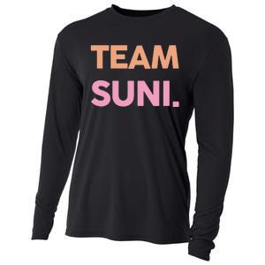 Team Suni Proud Family Surname Last Name Cooling Performance Long Sleeve Crew