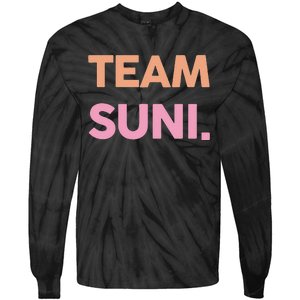 Team Suni Proud Family Surname Last Name Tie-Dye Long Sleeve Shirt