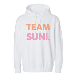 Team Suni Proud Family Surname Last Name Garment-Dyed Fleece Hoodie