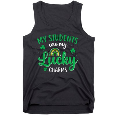 Teacher St Patricks Day My Students Are My Lucky Charms Tank Top