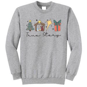 True Story Png Morning Star Christian Christmas Tall Sweatshirt