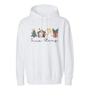 True Story Png Morning Star Christian Christmas Garment-Dyed Fleece Hoodie