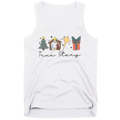 True Story Png Morning Star Christian Christmas Tank Top