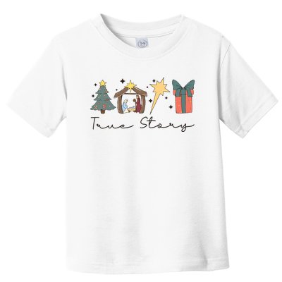 True Story Png Morning Star Christian Christmas Toddler T-Shirt