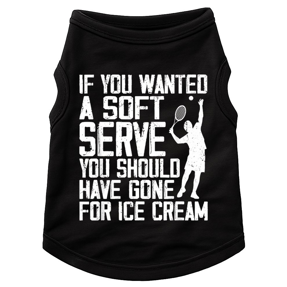 Tennis Sport Player Joke For Tennis Lover Coach Women Doggie Tank