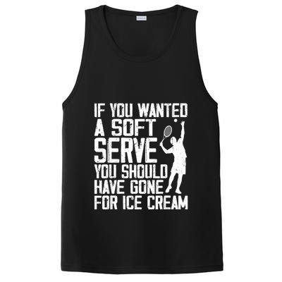 Tennis Sport Player Joke For Tennis Lover Coach Women PosiCharge Competitor Tank