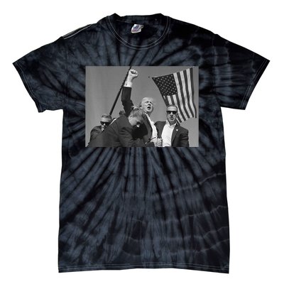 Trump Shot Pennsylvania 14th July Rally Shot Legend Usa 2024 Tie-Dye T-Shirt