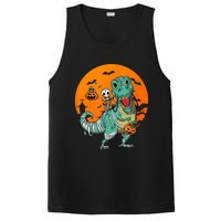 Trex Skeleton Pumpkin Halloween Costume PosiCharge Competitor Tank