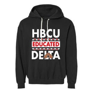 Theta Sorority Paraphernalia Delta 1913 Hbcu Garment-Dyed Fleece Hoodie