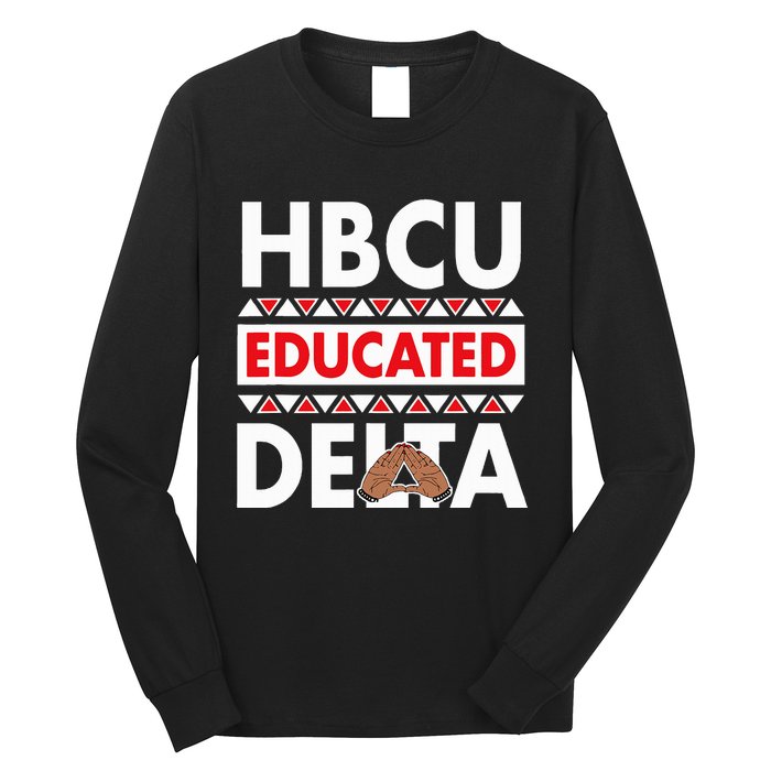 Theta Sorority Paraphernalia Delta 1913 Hbcu Long Sleeve Shirt