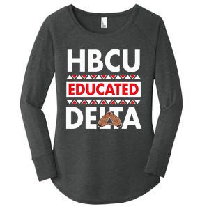 Theta Sorority Paraphernalia Delta 1913 Hbcu Women's Perfect Tri Tunic Long Sleeve Shirt