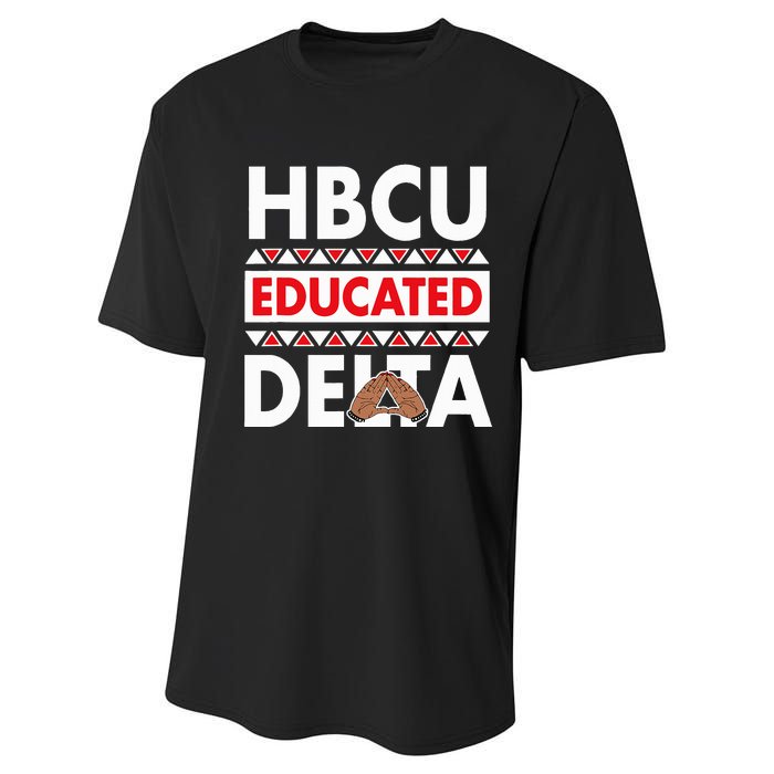 Theta Sorority Paraphernalia Delta 1913 Hbcu Performance Sprint T-Shirt