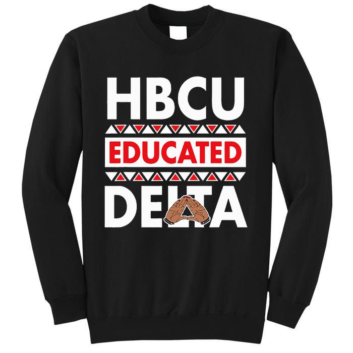 Theta Sorority Paraphernalia Delta 1913 Hbcu Tall Sweatshirt