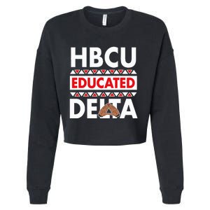 Theta Sorority Paraphernalia Delta 1913 Hbcu Cropped Pullover Crew