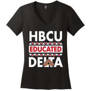 Theta Sorority Paraphernalia Delta 1913 Hbcu Women's V-Neck T-Shirt