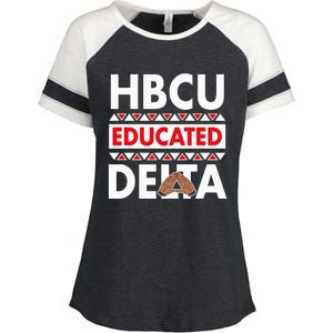 Theta Sorority Paraphernalia Delta 1913 Hbcu Enza Ladies Jersey Colorblock Tee