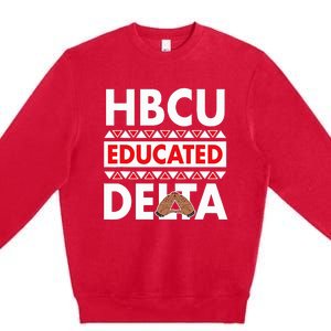 Theta Sorority Paraphernalia Delta 1913 Hbcu Premium Crewneck Sweatshirt