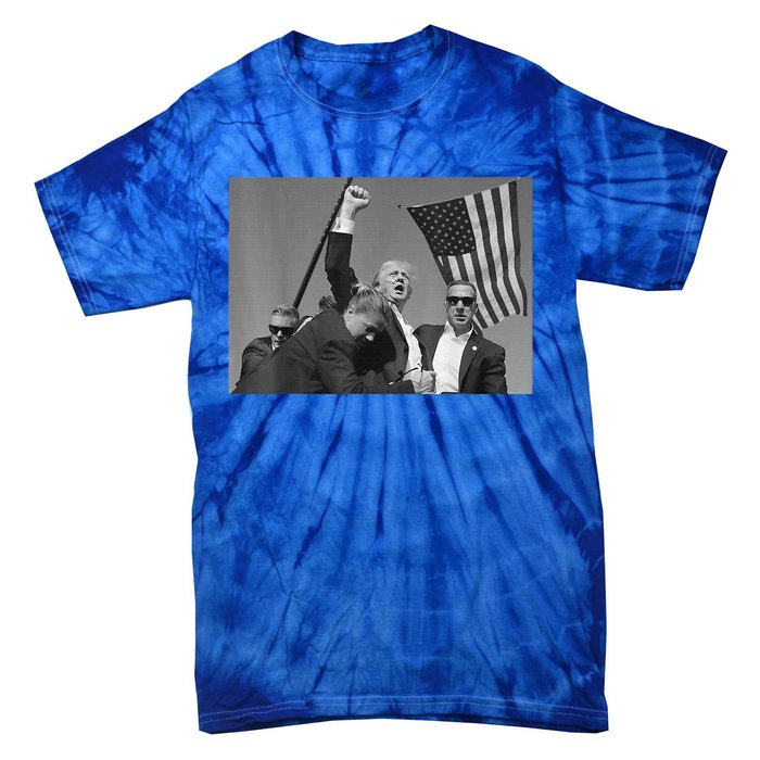 Trump Shot Pennsylvania 14th July Rally Shot Legend Usa 2024 Tie-Dye T-Shirt