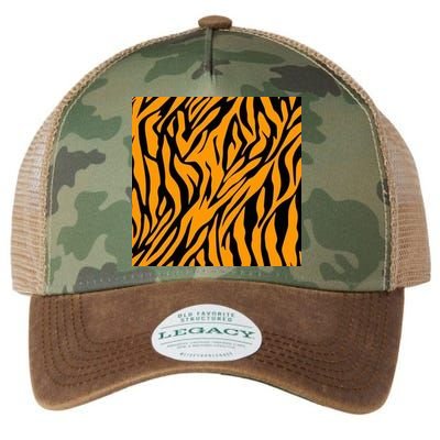Tiger Stripes Pattern Legacy Tie Dye Trucker Hat