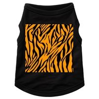 Tiger Stripes Pattern Doggie Tank