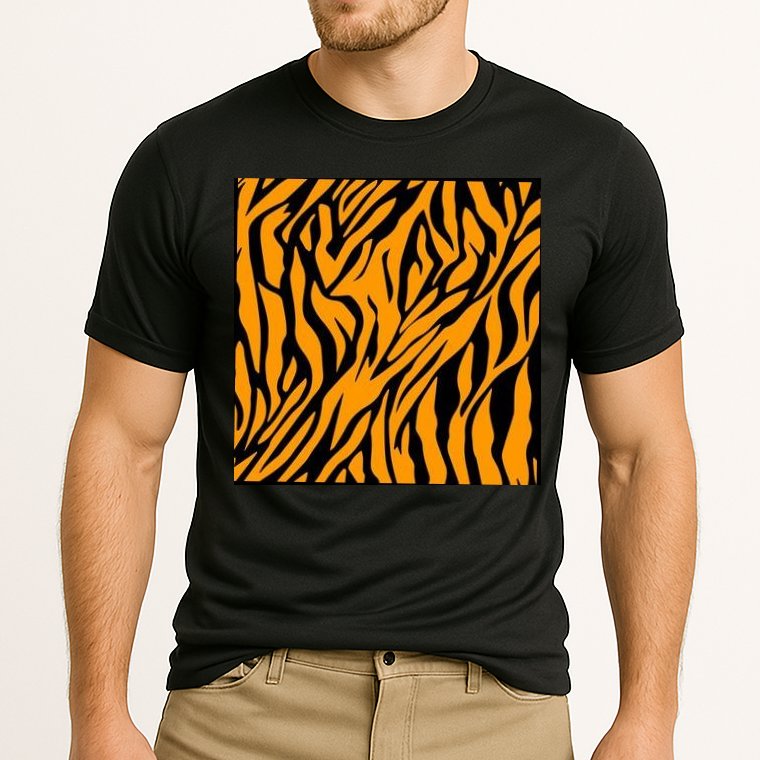 Tiger Stripes Pattern Performance Shirt