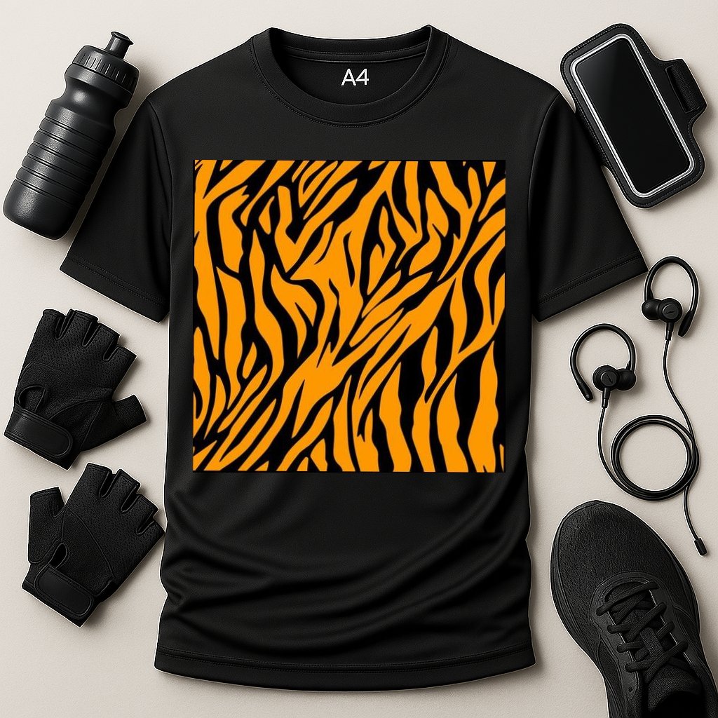Tiger Stripes Pattern Performance Shirt