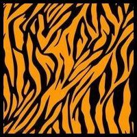 Tiger Stripes Pattern Button