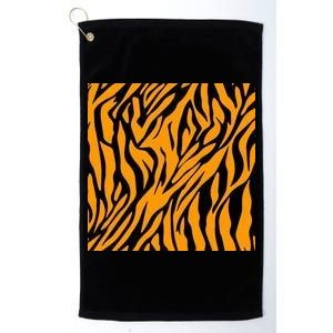 Tiger Stripes Pattern Platinum Collection Golf Towel