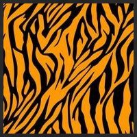 Tiger Stripes Pattern Golf Towel