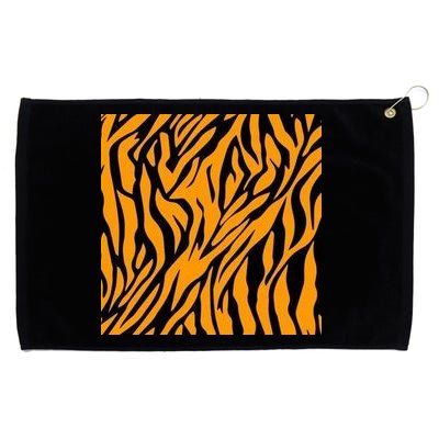 Tiger Stripes Pattern Grommeted Golf Towel