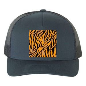 Tiger Stripes Pattern Yupoong Adult 5-Panel Trucker Hat