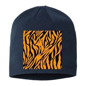 Tiger Stripes Pattern Sustainable Beanie