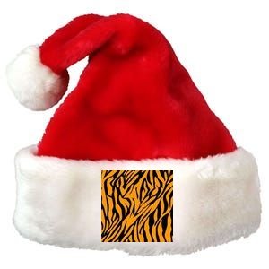 Tiger Stripes Pattern Premium Christmas Santa Hat