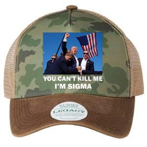 Trump Shot Pennsylvania Rally You CanT Kill Me IM Sigma Legacy Tie Dye Trucker Hat