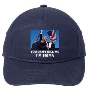 Trump Shot Pennsylvania Rally You CanT Kill Me IM Sigma 7-Panel Snapback Hat