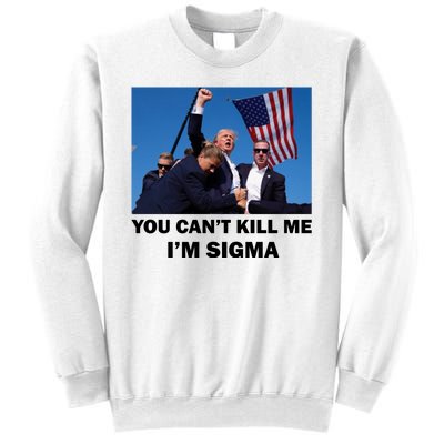 Trump Shot Pennsylvania Rally You CanT Kill Me IM Sigma Sweatshirt