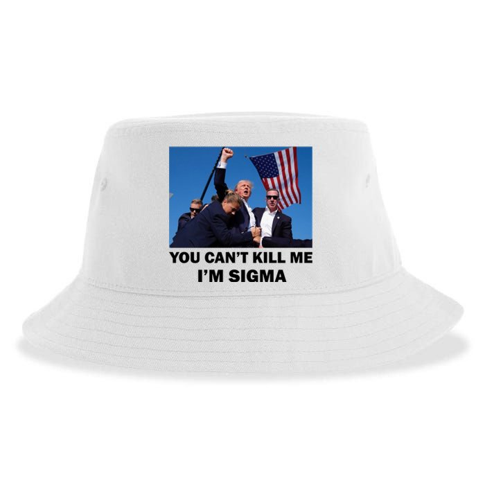 Trump Shot Pennsylvania Rally You CanT Kill Me IM Sigma Sustainable Bucket Hat