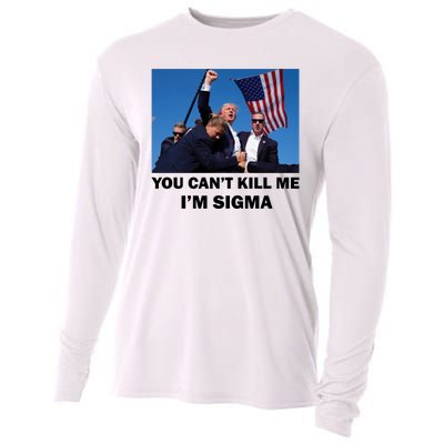 Trump Shot Pennsylvania Rally You CanT Kill Me IM Sigma Cooling Performance Long Sleeve Crew