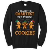 Teach Smartest Preschool Cookies Teacher Christmas Xmas Sweatshirt