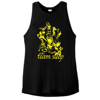 Team Sleep Peechee Ladies PosiCharge Tri-Blend Wicking Tank