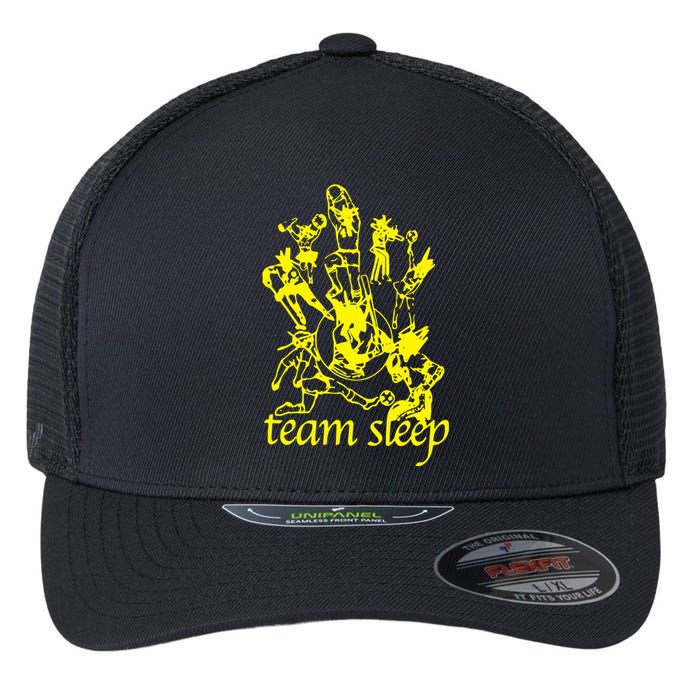 Team Sleep Peechee Flexfit Unipanel Trucker Cap