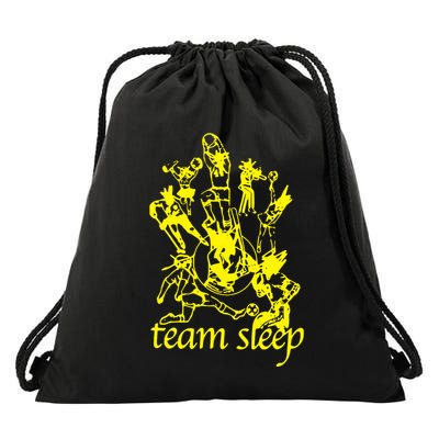 Team Sleep Peechee Drawstring Bag