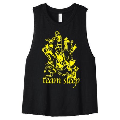 Team Sleep Peechee Women's Racerback Cropped Tank