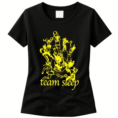 Team Sleep Peechee Womens T-Shirt