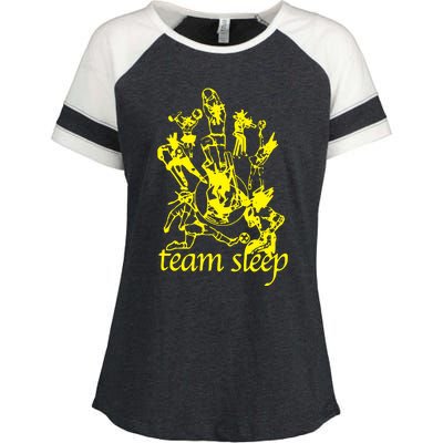 Team Sleep Peechee Enza Ladies Jersey Colorblock Tee