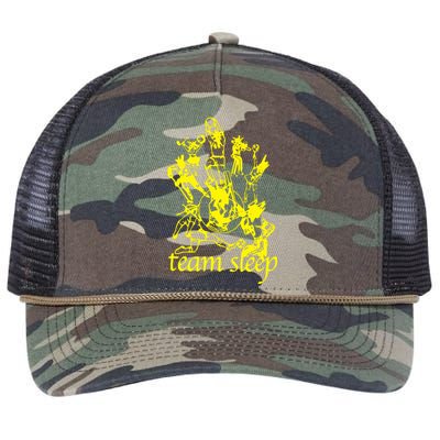 Team Sleep Peechee Retro Rope Trucker Hat Cap