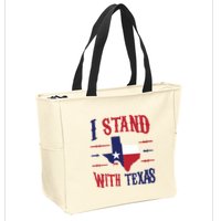 Texas Strong Patriotic Texas Pride Zip Tote Bag