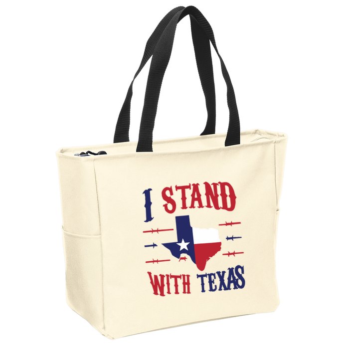 Texas Strong Patriotic Texas Pride Zip Tote Bag