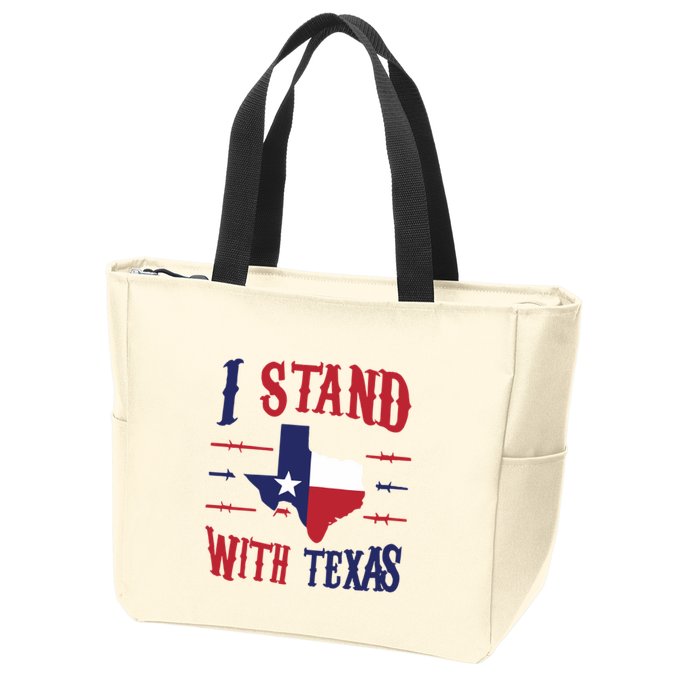 Texas Strong Patriotic Texas Pride Zip Tote Bag