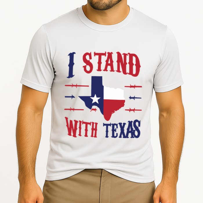 Texas Strong Patriotic Texas Pride Cooling Performance Crew T-Shirt